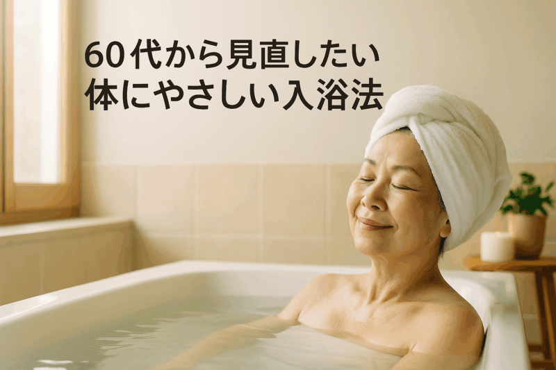 60代から見直したい！体にやさしい入浴法