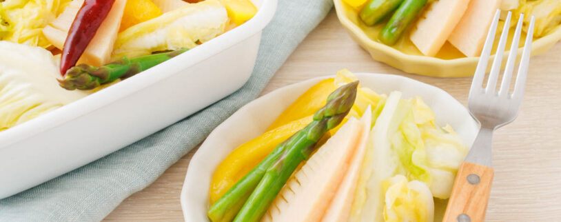 【管理栄養士のレシピ】季節の野菜を使って腸活!「春野菜の即席ピクルス」 【管理栄養士のレシピ】季節の野菜を使って腸活!「春野菜の即席ピクルス」