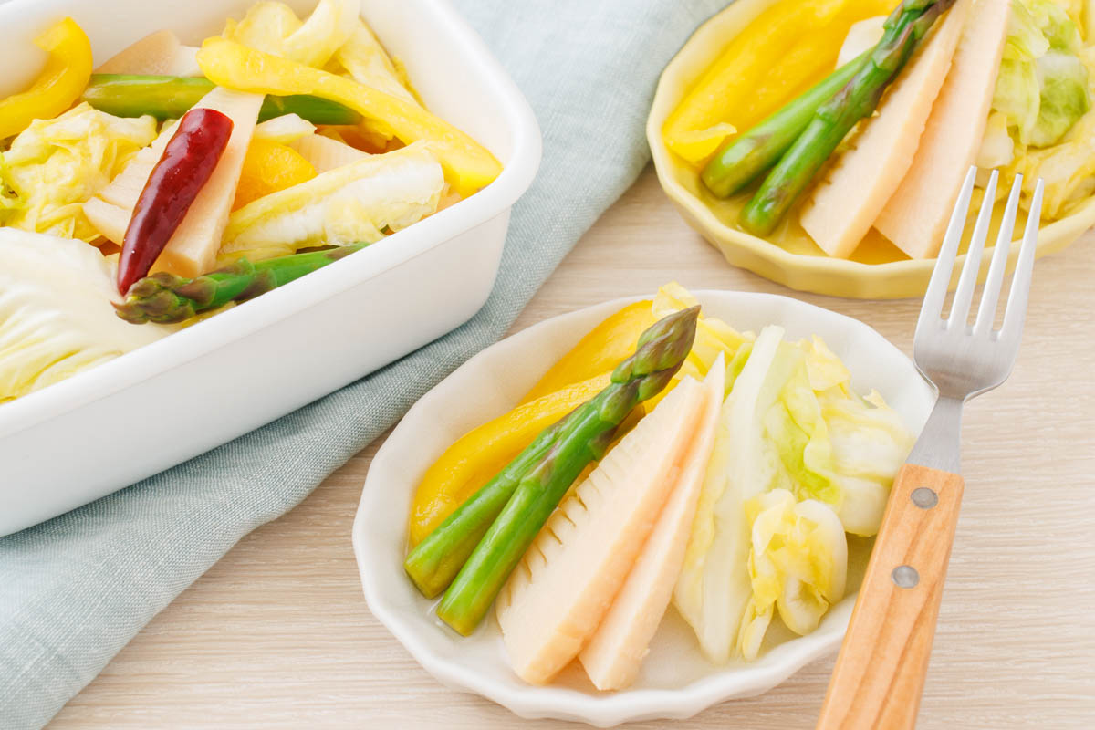春野菜の即席ピクルスのレシピ