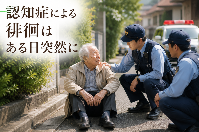 認知症による徘徊はある日突然に