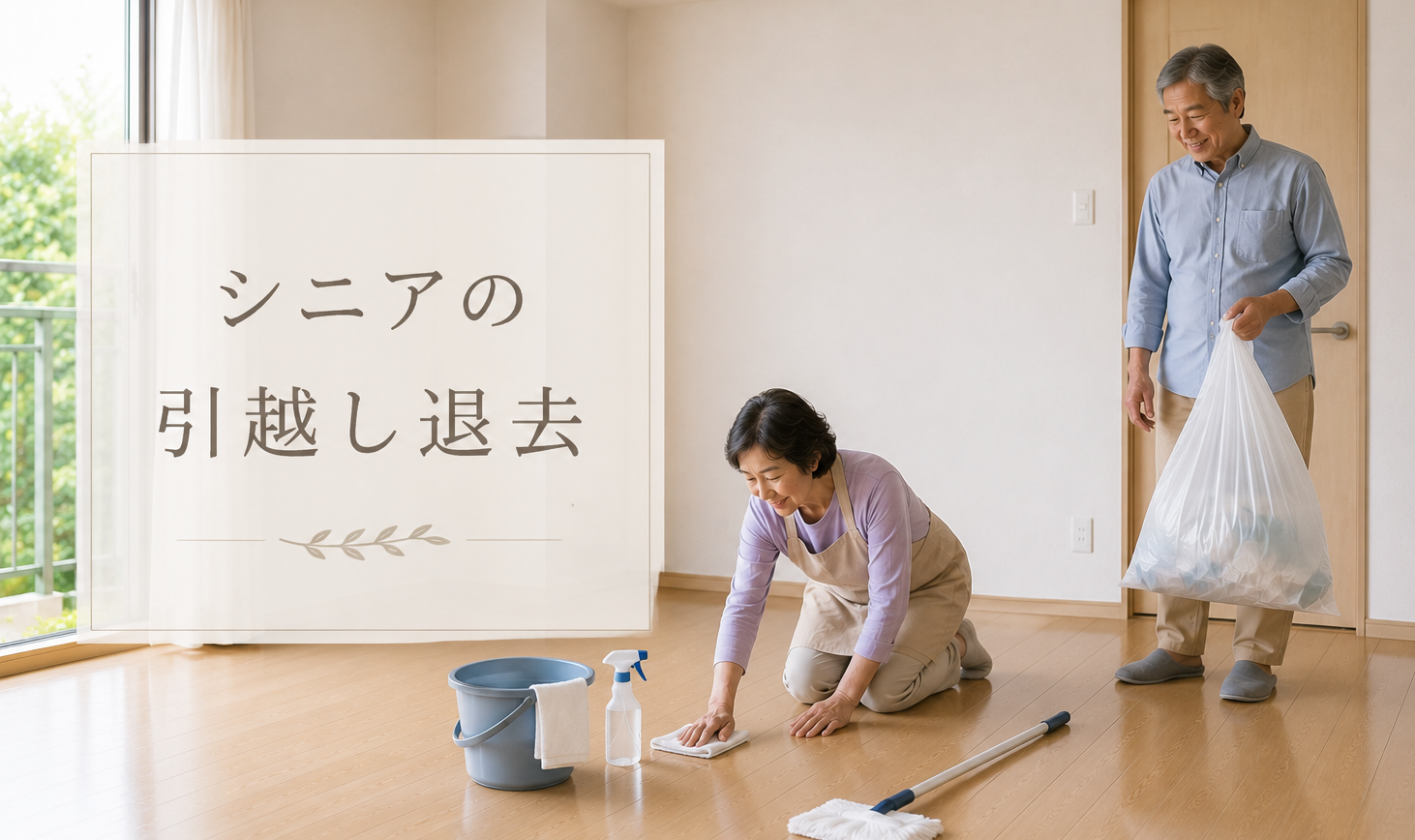 シニアの引越し退去｜掃除・原状回復・退去立ち合い