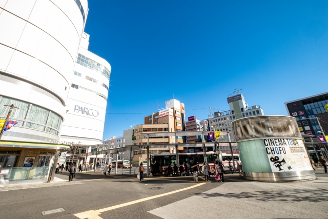 調布市駅前