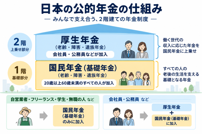 年金とは？その仕組みを分かりやすく解説